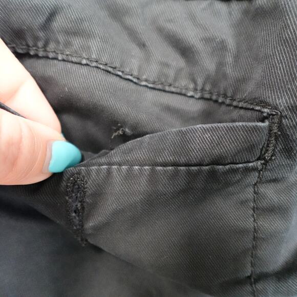 Daughters of the Liberation Pants Womens 8 Cargo Baggy Black Utility Loose - Picture 6 of 9